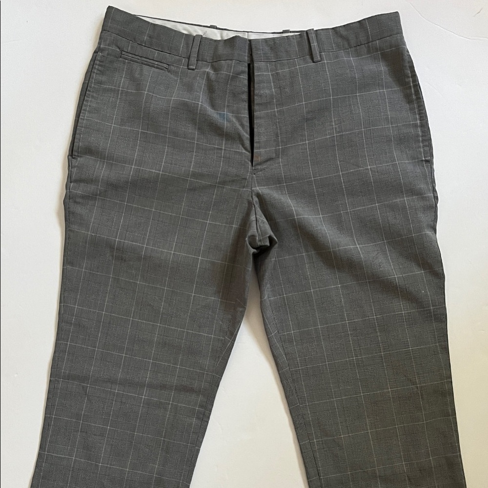 Inc Slim Fit Gray Checkered Pants *LAST CALL